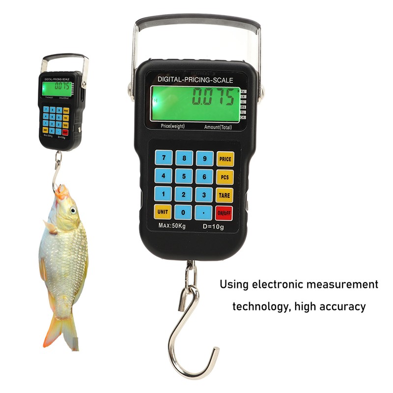 Digital Luggage Scale with Large Hook ABS 110lb High Accuracy