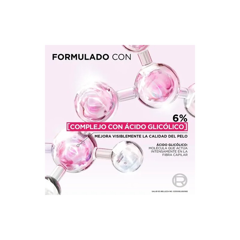 Crema Para Peinar Glycolic Gloss Ácido Glicólico Elvive