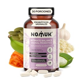Intimate Balance Vaginal Probiotics Probioticos Vaginales Mezcla 5 Cepas Lactobacillus e Inulina Prebiótica Apoyo Ph Vaginal Equilibrio Femflora 10...