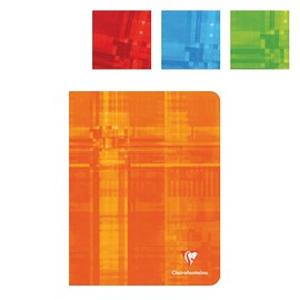 Pack of 3 Clairefontaine Staplebound Notebooks (Colors May Vary) - Lined - 6-1/2 in. x 8-1/4 in.