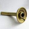 Brushed Gold Rain Shower Head Arm Wall Mount Extension for