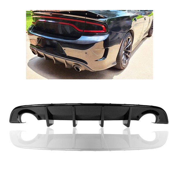 Rear Lip Bumper Diffuser Compatible with Dodge Charger Diffuser SRT