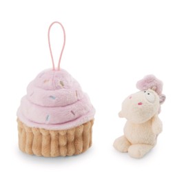 NICI Cuddly Toy Unicorn Creamy Pink 10 cm, in Cupcake with Loop, Colourful, Soft Plush Toy, Cute Stuffed Toy for Cuddling & Playing With, Great Gift Idea for Children and Adults, 61913