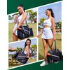 Movker Pickleball Tote Bag for Women Men with Paddle Cover