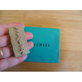 Handmade stamp for soap clay and pottery