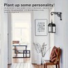 Fashion&cool Heavy Duty Hanging Plant Brackets, 13" Hand Forged Wall