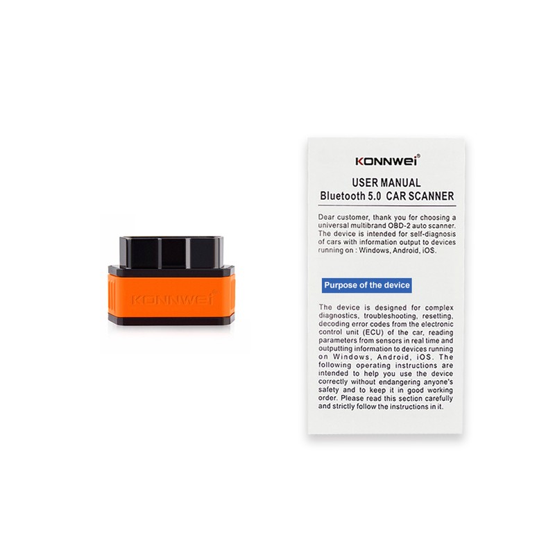 KONNWEI KW903 BT 5.0 Wireless OBD-II Car Auto Diagnostic Scan
