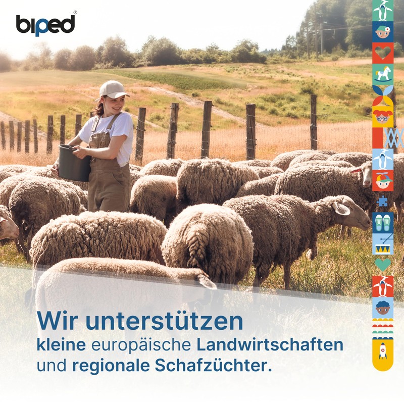 Biped 2 Pairs Set Children's Lambswool Soles Extra Thick Z1021