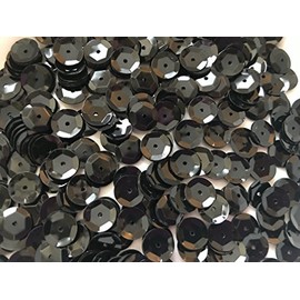 Sequins 8mm 800/Pkg Black