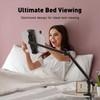AboveTEK AboveTEK Tablet Stand Holder, Aluminum iPad Holder for Desk & Bed, Adjustable Arm Clamp Mount with 360 Rotation, Overhead Compatible with 4.7"-13.5" iPad Pro/Air/Mini, iPhone, Galaxy Tab- Black