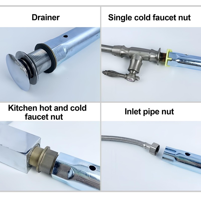 LEPEVNEY Metric Box Spanner Wrench Tubular Torque Bar Socket Tap