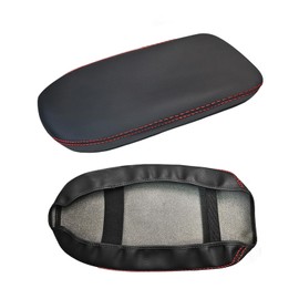 SUNBREATH Compatible with Center Console Armrest Cover for Toyota RAV4 2019 2020 2021 2022 2023 2024 Leather Arm Rest Storage Box Lids Cushion Protector Pad