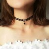 Olbye Elastic Choker Star Necklace Black Tattoo Choker Necklaces for