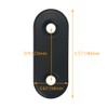 Alamic Straight Brace Stainless Steel Black Straight Flat Brace 16