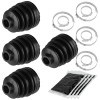 Caltric 2 Rear Axle Inner Outer CV Boot Kit for
