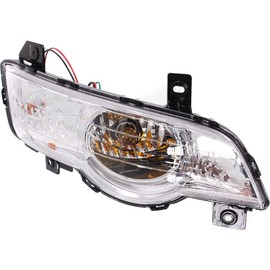 CarLights360: For 2009 2010 2011 2012 Chevy Traverse Front Signal/Corner Light Assembly Passenger Side w/Bulbs - CAPA Certified Replacement for GM2521194 | 20794798, 25778619