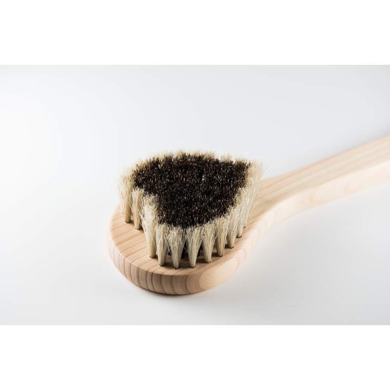 Art Brush Horsehair Body Brush, Heart (Romeo)