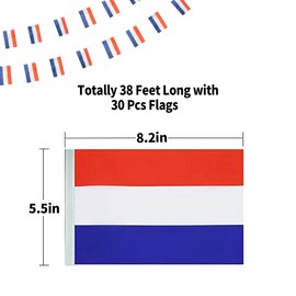 Netherlands Flags Holland Dutch Small String Mini Flag Pennant Banner Decorations