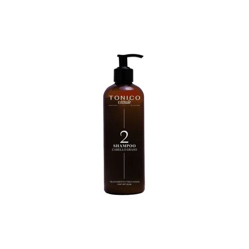 Paquete Tónico Y Shampoo Para Cabello Graso Tónico Vittale