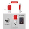 LOHAS Red Night Light Plug in, Dimmable Light LED Night