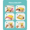 Baffect Small Movie Night Snack Trays 64pcs for Back to