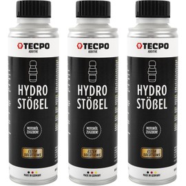 TECPO 3 x Hydro Tappet Ester Additive, 300 ml - For Eliminating Disturbing Rattling Noises