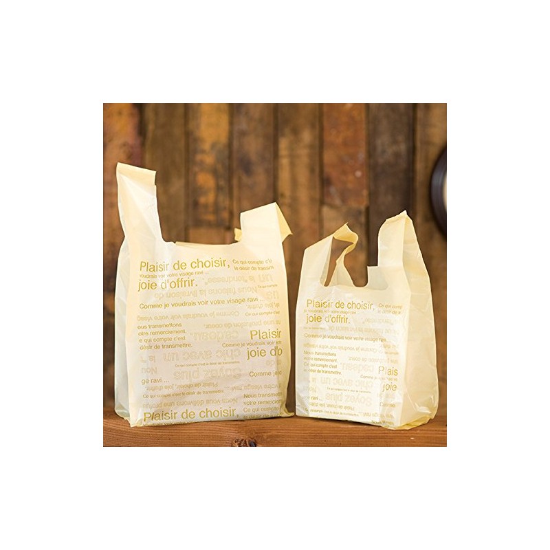 CAF-SS Heads Handbags Natural Cafe au Lait Bags (200 Pieces)