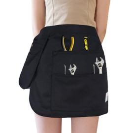 Gardening Apron for Women - Half Aprons | Adjustable Work Apron for Garden Tool, Multifunctional Tool Aprons with Multiple Pockets