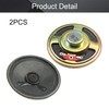 Fielect 2Pcs DIY Magnetic Speaker 1W 8 Ohm 57mm Diameter