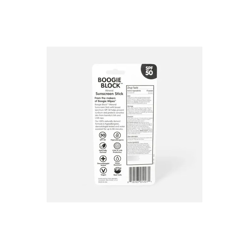 Protector Solar Mineral Boogie Block 50 Barra Importado 14g