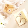 500 Heart Stickers Envelope Sealer - Love Stickers for Wedding,