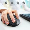 LUANMA Mouse Inalámbrico, Ratón Inalámbrico 2.4 GHz，ergonómico para computadora，5 Niveles