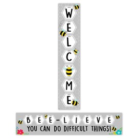 CTP Busy Bees Welcome Classroom Banner Double Sided, Includes 2 Messages (Creative Teaching Press 10664)