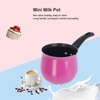 Mini Milk Pot Anti Sticky Single Handle Easy to Clean