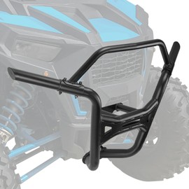 KEMIMOTO UTV Front Bumper Heavy Duty Steel Black Front Brush Guard Bumper Compatible with Polaris RZR XP 1000 / XP 4, XP Turbo/XP 4 2019-2023 Replace 2884019-458