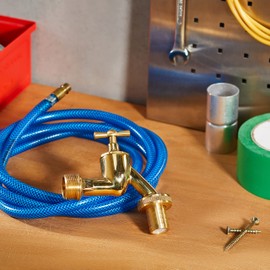 Garantia drain tap brass (water tap), 19 mm (3/4 ") - for all products of the Classic - and Exclusive-Line - 220011