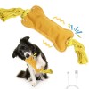 BENTOPAL Interactive Dog Bone Toy Squeaky Motion Activated Small Puppy