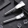 Set of 4 Ice Scrapers, Stainless Steel Fridge Ice Scraper,
