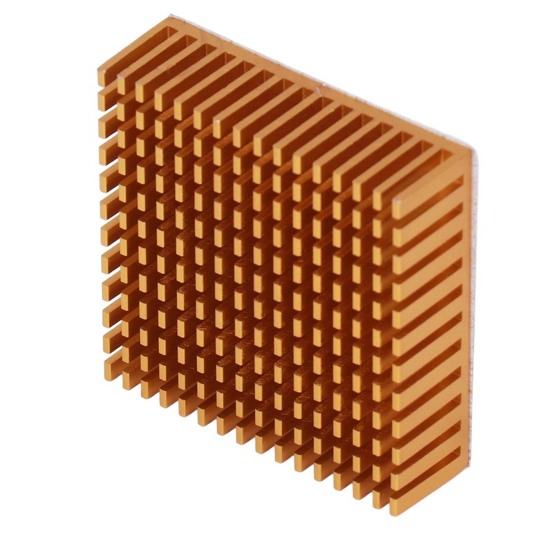 8Pcs Cooling Fins Aluminum Alloy Power Radiator Slotted Heatsink for