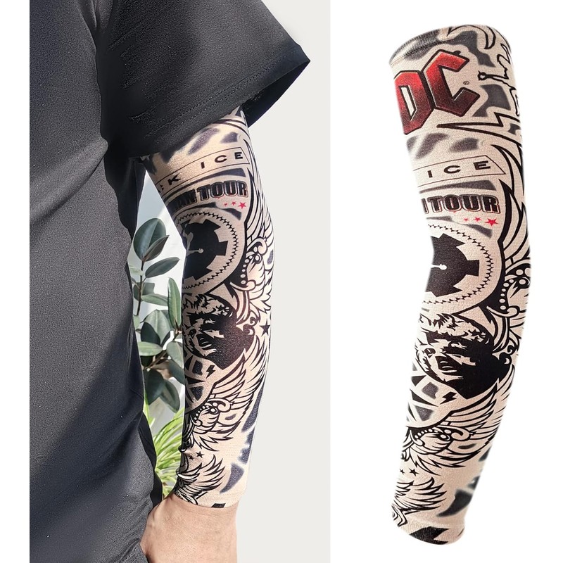 Aresvns - Funda para tatuajes para hombres y mujeres, mangas