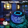 Solarize ® Solar Light Table Elegant Ceramic Lantern, LED Decorative