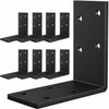 3"x3" Heavy Duty L Brackets, 90 Degree Galvanized Corner Brace,