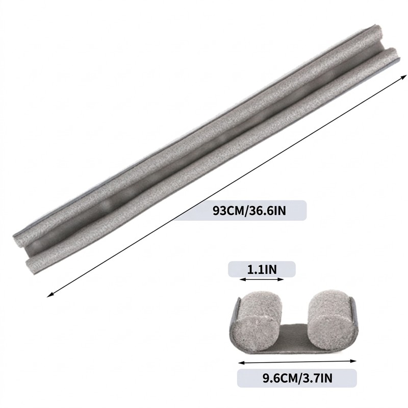 36-Inch Adjustable Door Draft Stopper & Breeze Blocker – Soft