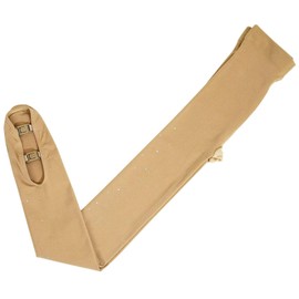 flexdans Figure Ice Skating Crystal Tights with Double Buckles Stretchy Warm Strong Thickness Women Girls Over Boot Covers Skate Tights 9049 Tan L-XL