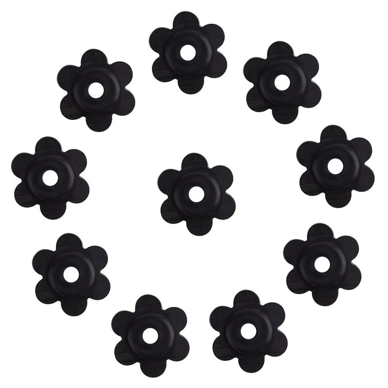 KUUQA 20 Pack Garden Flag Rubber Stoppers and Plastic Clips,