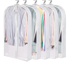 Clothes Dust Cover (White, 60x100cm-5pcs)