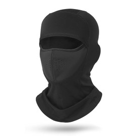 Roysmart Balaclava Ski Mask Balaclava Motorcycle Mask Multifunctional Thin and Breathable Ski Hood Masks for Men and Women (Black), black