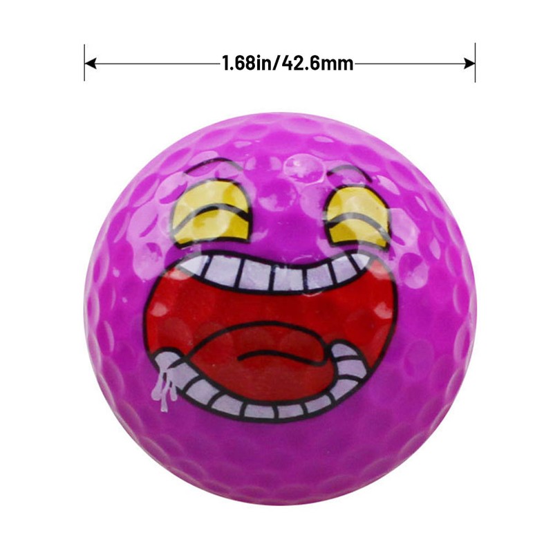 6Pcs Funny Expression Balls Professional Practice Balls Accessories Novelty Gift