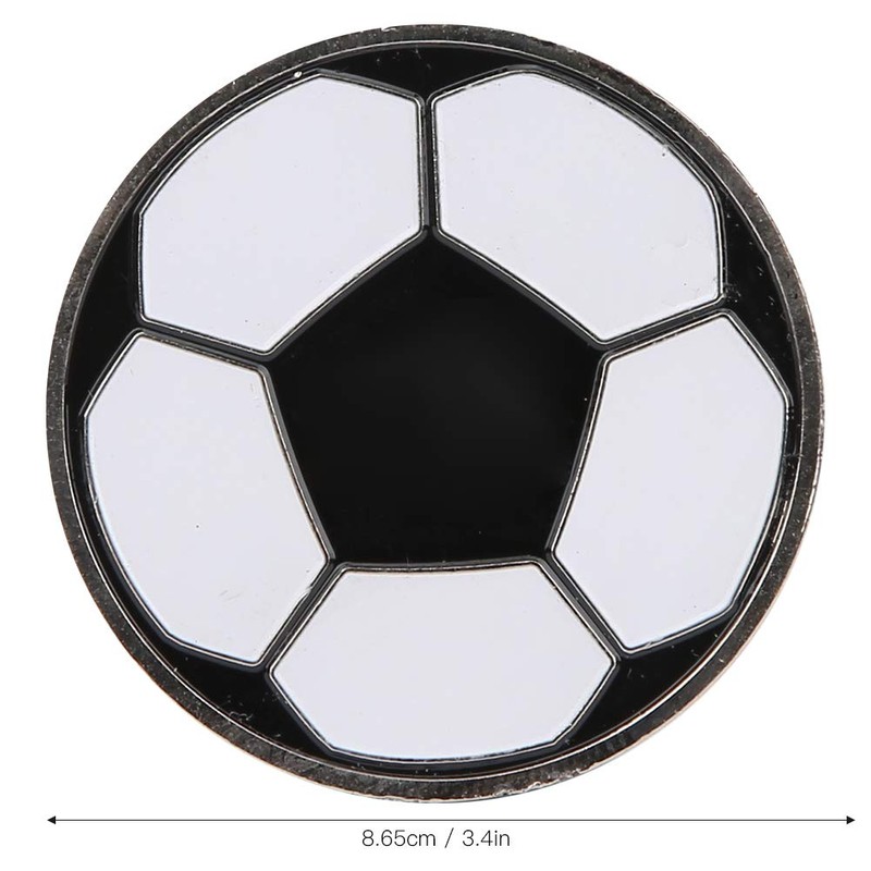 3Pcs Portable Soccer Referee Flip Coin Anti Rust Hard Alloy