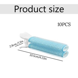 Bojueshaw 10pcs Fringe Styling Clip,No-Mark Hair Clips,Portable Volumising Hair Root Clips for DIY Hairs Curler Styling(5 Colours)